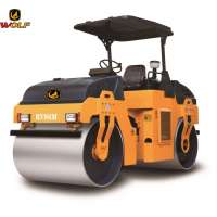 YZC6 double drum 6 ton mechanical drive  vibratory road roller  for sale